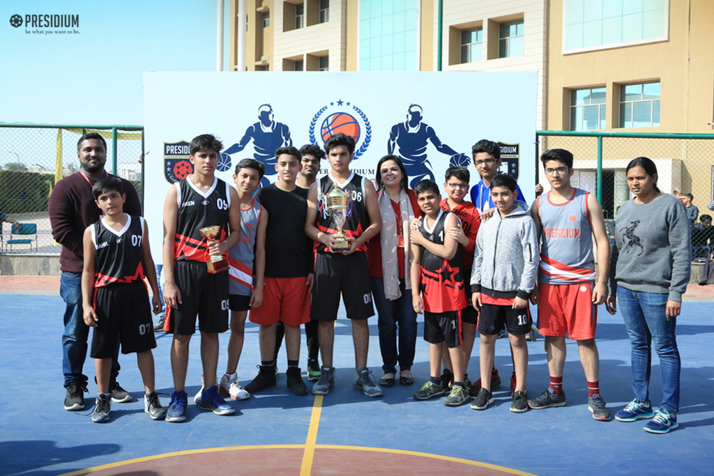 Presidium Gurgaon-57, OUR PRESIDIANS WIN THE INTER-PRESIDIUM BASKETBALL CHAMPIONSHIP